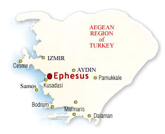 Ephesus Map